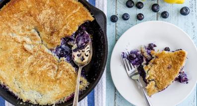 Pastel de arándanos